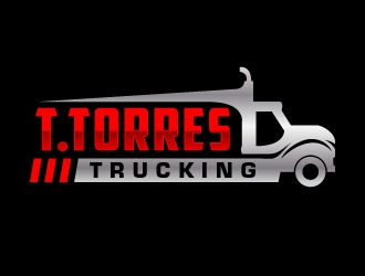 T.Torres Trucking logo design by akilis13