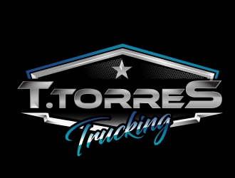 T.Torres Trucking logo design by Suvendu