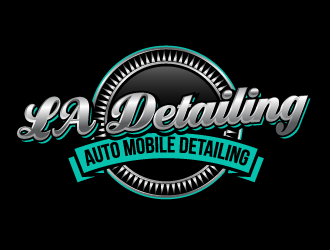 LA Detailing logo design by scriotx