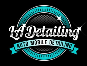 LA Detailing logo design by MAXR