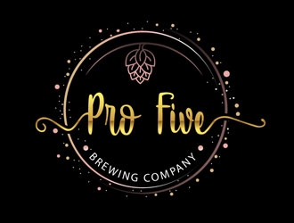Pro Five Brewing Company logo design by frontrunner