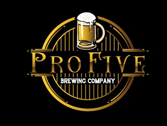 Pro Five Brewing Company logo design by AYATA