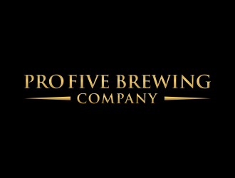 Pro Five Brewing Company logo design by BlessedArt