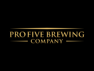 Pro Five Brewing Company logo design by BlessedArt