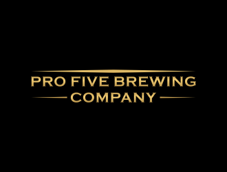 Pro Five Brewing Company logo design by BlessedArt