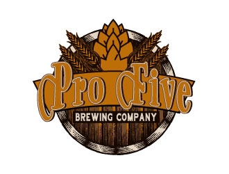 Pro Five Brewing Company logo design by AYATA