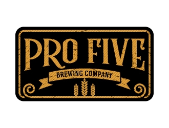 Pro Five Brewing Company logo design by jishu