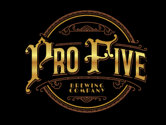 Pro Five Brewing Company logo design by SOLARFLARE
