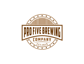 Pro Five Brewing Company logo design by bricton