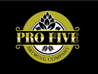 Pro Five Brewing Company logo design by SonamD