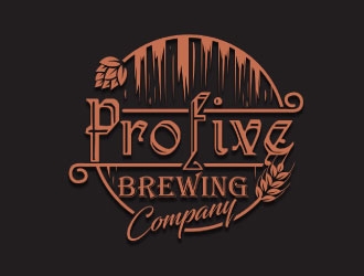 Pro Five Brewing Company logo design by SonamD
