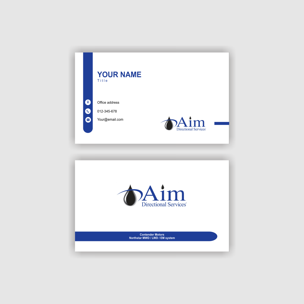 AIM DIRECTIONAL SERVICES  logo design by afra_art