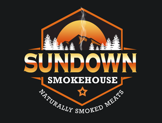 Sundown Smokehouse - Naturally Smoked Jerky logo design by kunejo