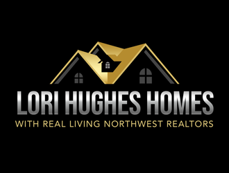 Lori Hughes Homes with Real Living Northwest Realtors logo design by kunejo