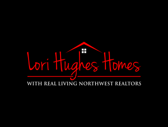 Lori Hughes Homes with Real Living Northwest Realtors logo design by done