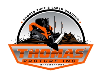 Thomas Proturf Inc. logo design by DreamLogoDesign
