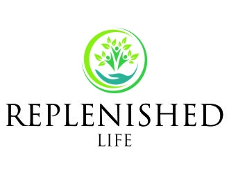Replenished Life logo design by jetzu
