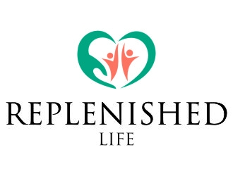 Replenished Life logo design by jetzu