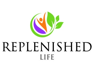 Replenished Life logo design by jetzu