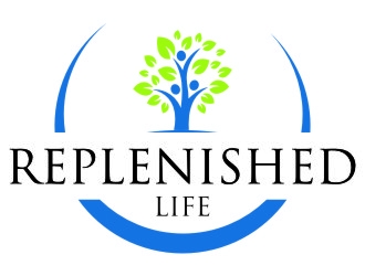 Replenished Life logo design by jetzu
