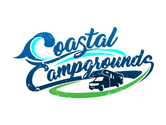 Coastal Campgrounds logo design by reight