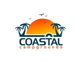 Coastal Campgrounds logo design by 6king