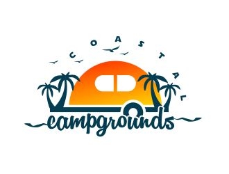 Coastal Campgrounds logo design by 6king