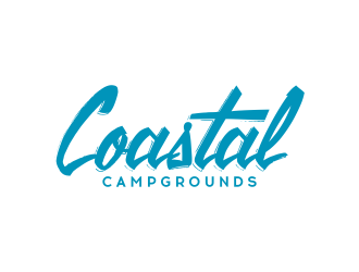 Coastal Campgrounds logo design by rykos