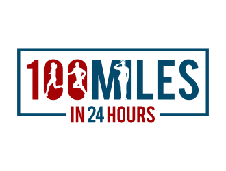 100 Miles In 24 Hours logo design by IrvanB