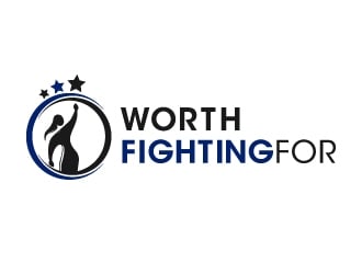 Worth Fighting For logo design by akilis13