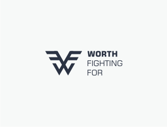 Worth Fighting For logo design by Susanti
