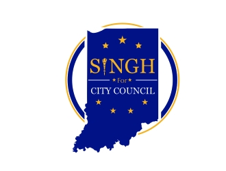 Singh for City Council logo design by lif48