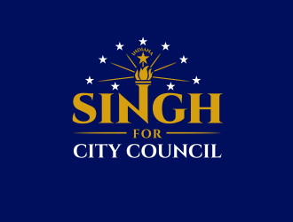 Singh for City Council logo design by schiena