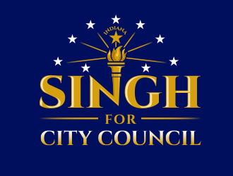 Singh for City Council logo design by schiena