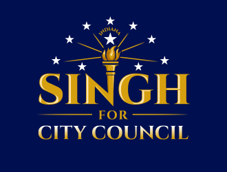 Singh for City Council logo design by schiena