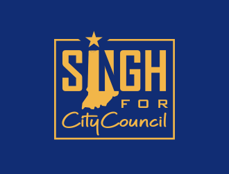 Singh for City Council logo design by YONK