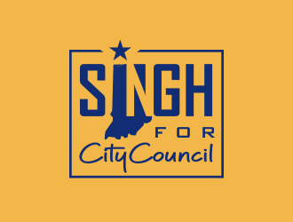 Singh for City Council logo design by YONK