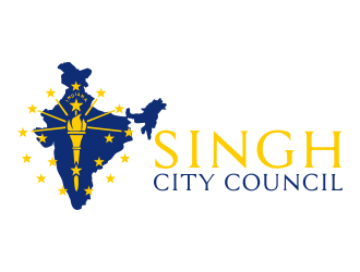 Singh for City Council logo design by akhi