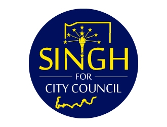 Singh for City Council logo design by jaize