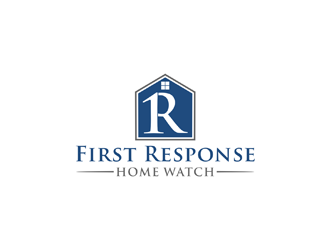 First Response Home Watch  logo design by johana
