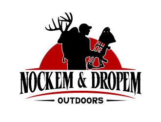 Nockem & Dropem Outdoors logo design by AYATA