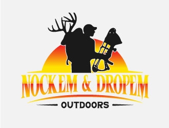 Nockem & Dropem Outdoors logo design by AYATA