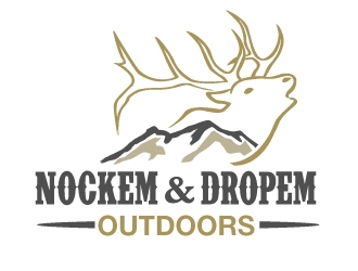Nockem & Dropem Outdoors logo design by PMG