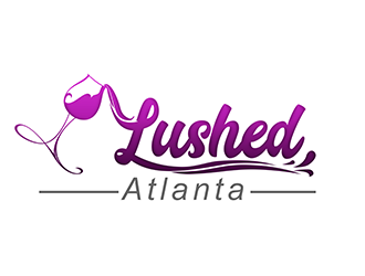 Lushed Atlanta logo design by 3Dlogos
