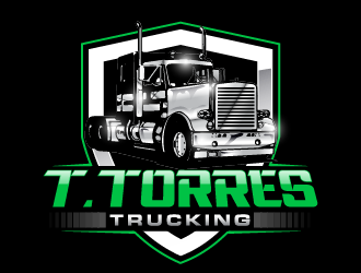 T.Torres Trucking logo design by PRN123