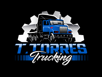 T.Torres Trucking logo design by PRN123