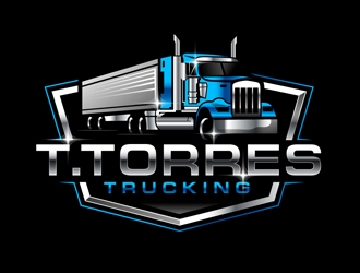 T.Torres Trucking logo design by DreamLogoDesign
