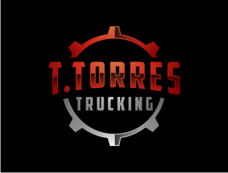T.Torres Trucking logo design by bricton