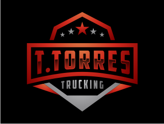 T.Torres Trucking logo design by bricton