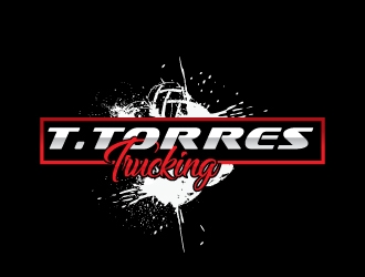 T.Torres Trucking logo design by Suvendu